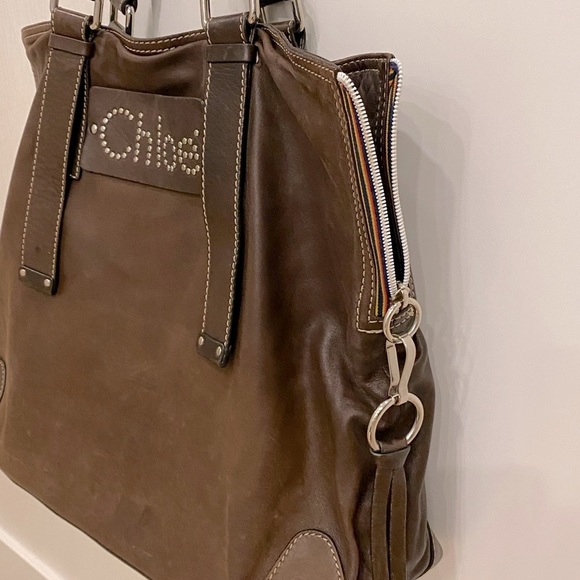 Authentic Chole leather tote - Picture 3 of 11